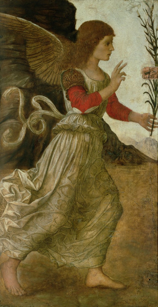 Annunciating Angel Gabriel 作者 Melozzo da Forli
