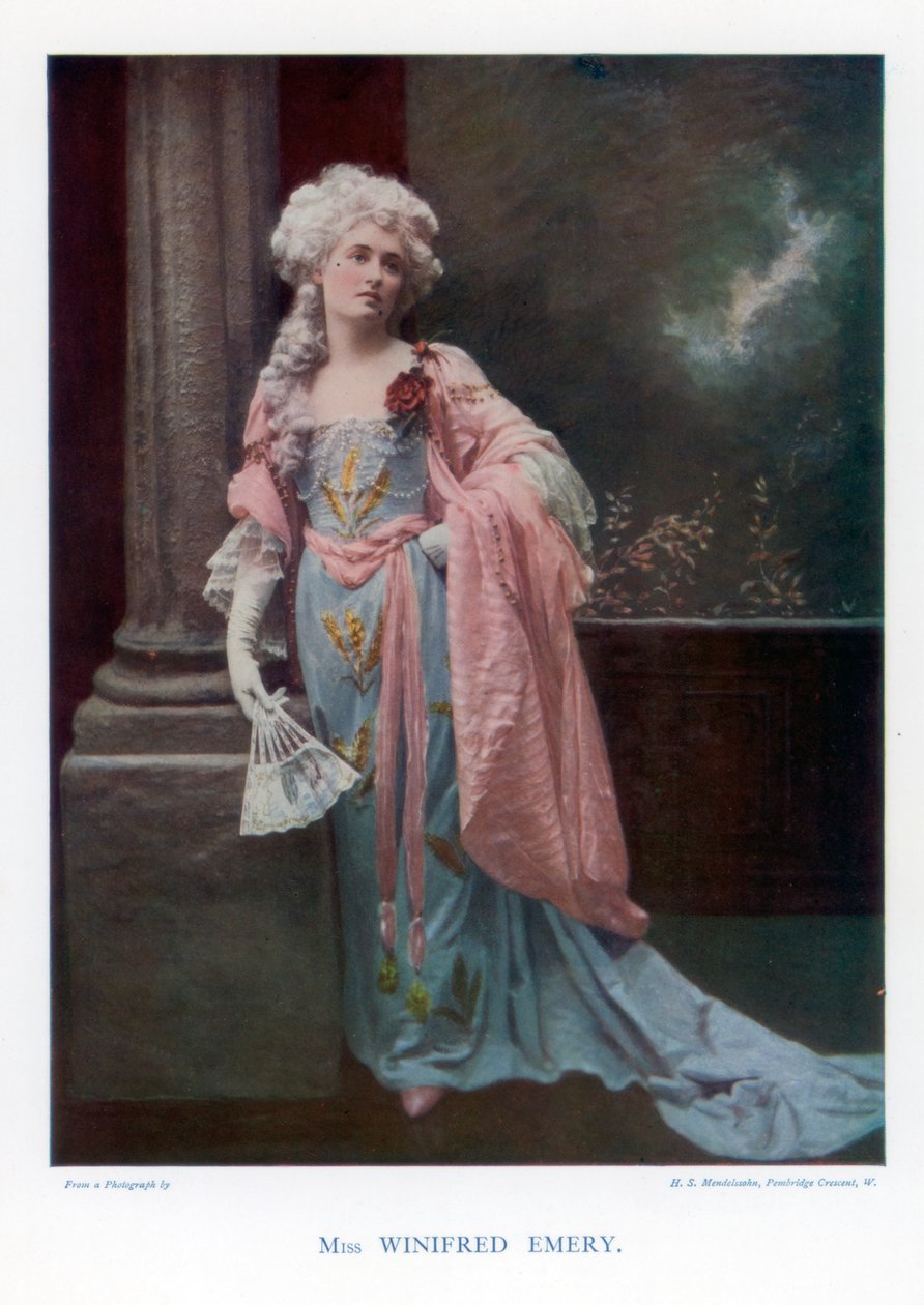威妮弗蕾德-埃默里，英国女演员，1901年。 作者 门德尔松