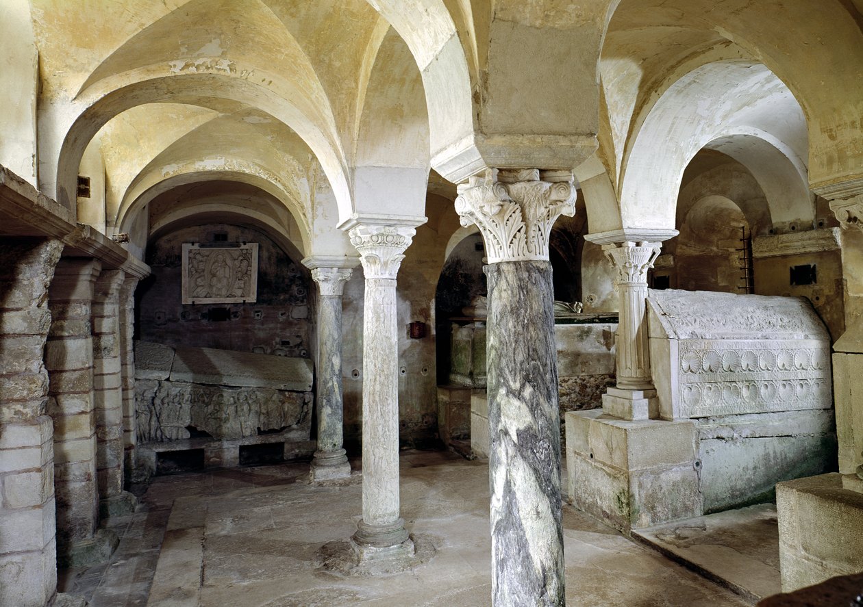 观点的圣保罗的土窖，c.634 AD 作者 Merovingian