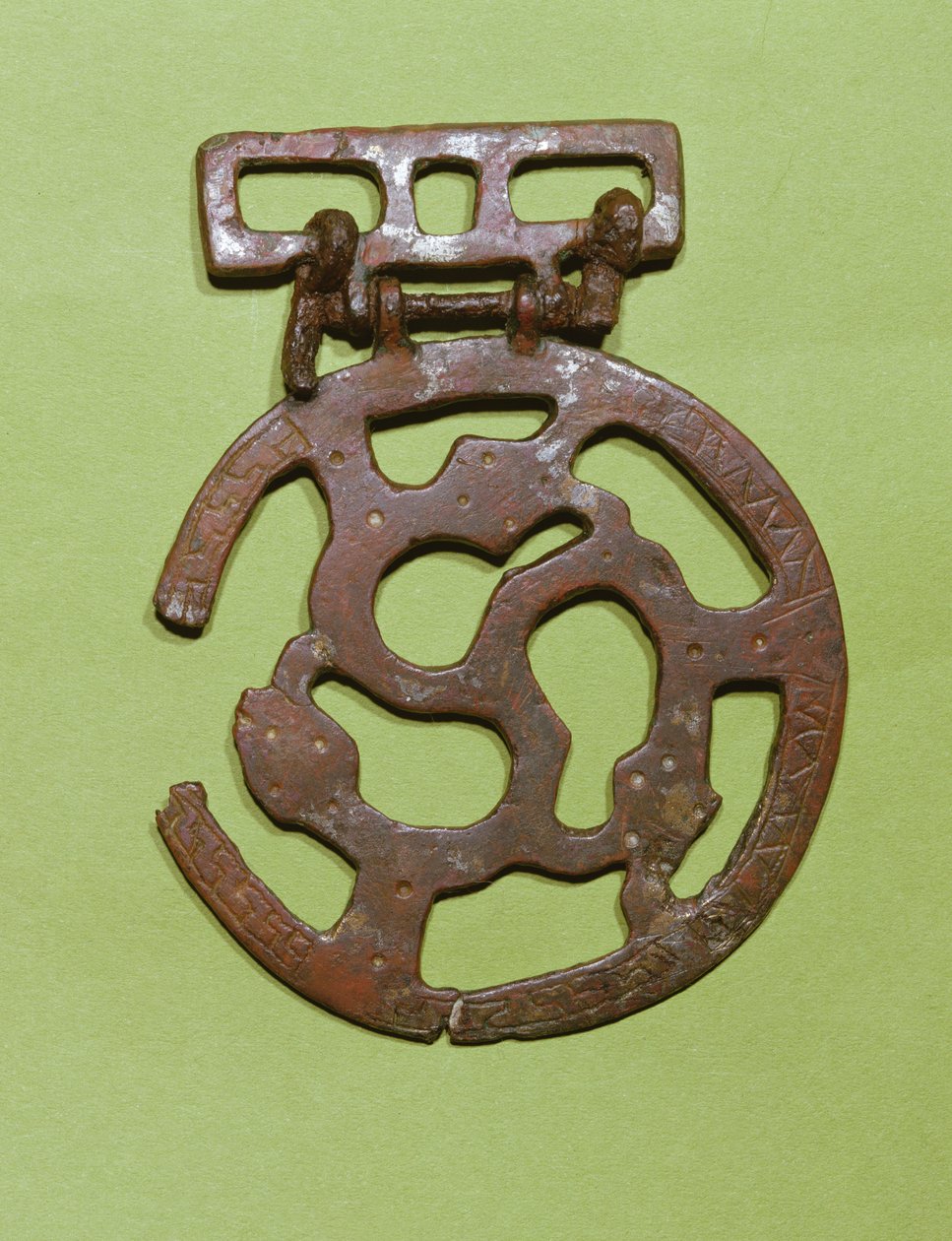 在法国圣但尼（金属）发现的腰带装饰 作者 Merovingian