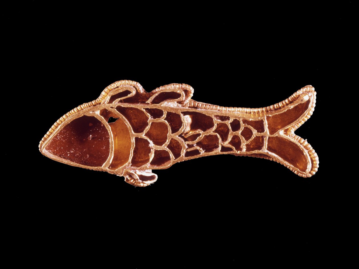 Fibule（法国），6世纪的作品。圣日耳曼拉伊博物馆 作者 Merovingian Merovingian