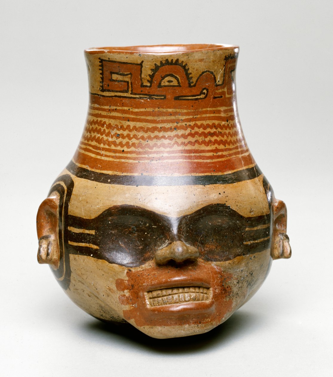 拟人肖像船，Bagace，Guanacaste，500-800（陶瓷） 作者 中美洲人