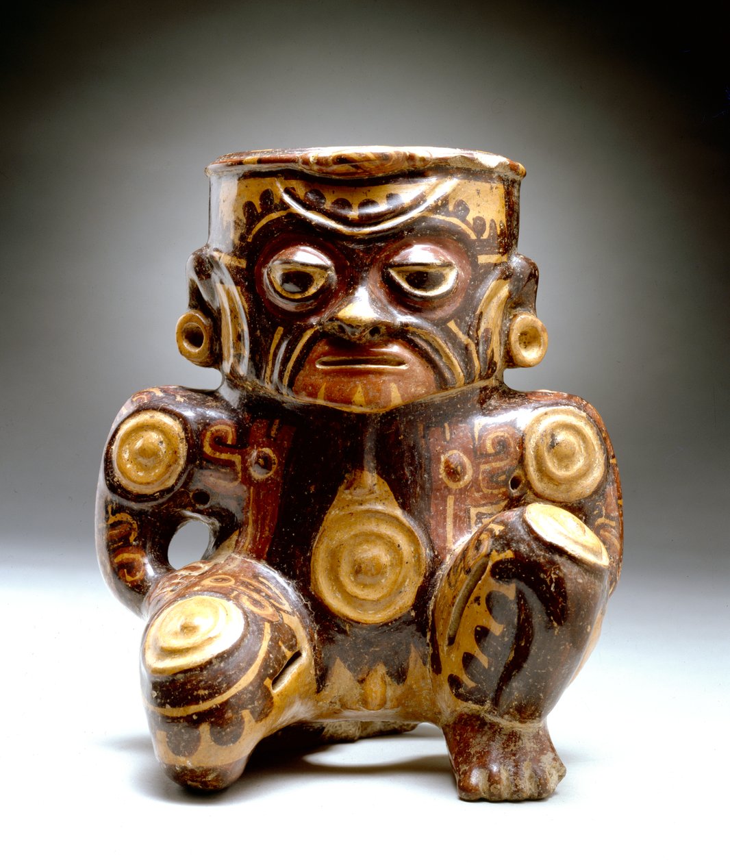 拟人肖像船，Guanacaste-Nicoya区，500-800（陶瓷） 作者 中美洲人