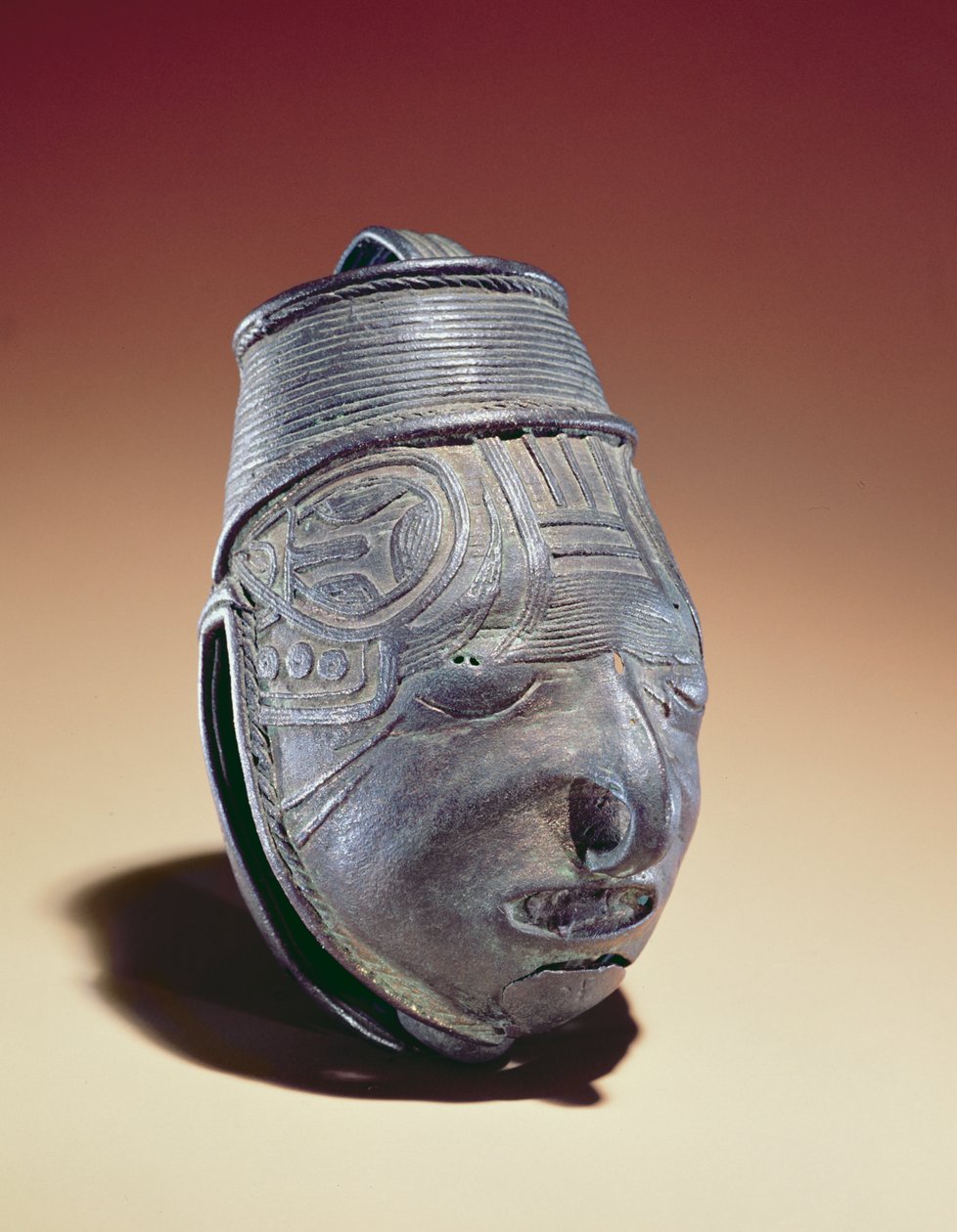 贝尔来自墨西哥西海岸，后经典晚期，公元200  -  1550年（铜） 作者 中美洲人