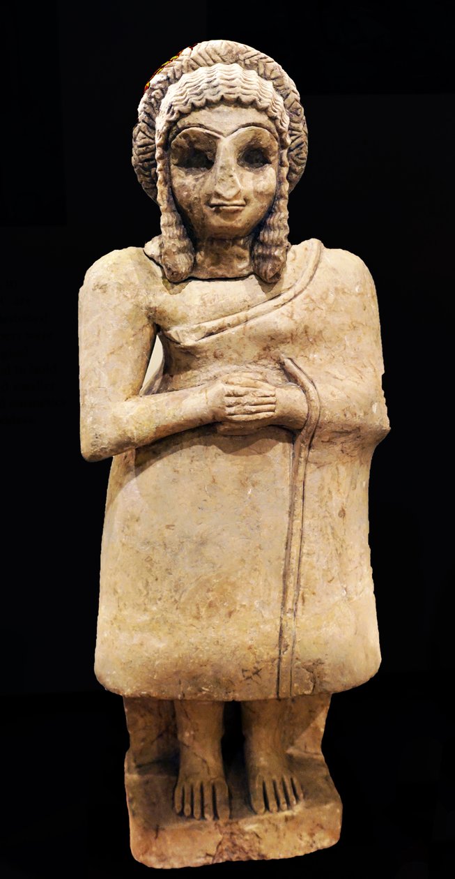 美索不达米亚 Khfajah，约公元前 2650-2550 年（石膏） 作者 美索不达米亚