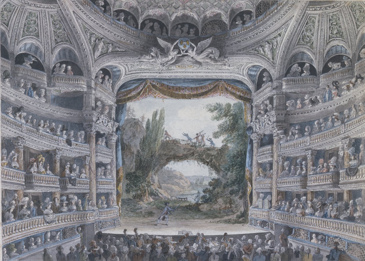 Comedie Francaise，c.1791 作者 穆尼耶