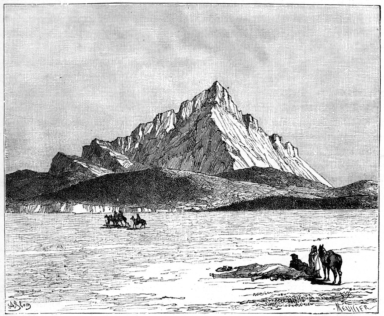 Jebel Zaghwan，约1890年 作者 穆尼耶