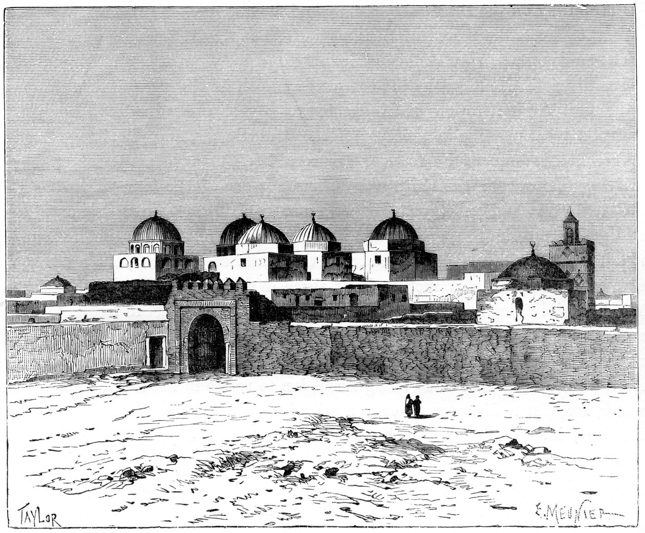 剑清真寺，开尔万，c1890 作者 穆尼耶