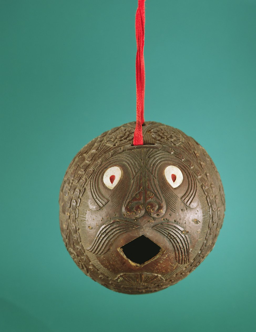 雕刻银行，19世纪末（椰子） 作者 墨西哥学校