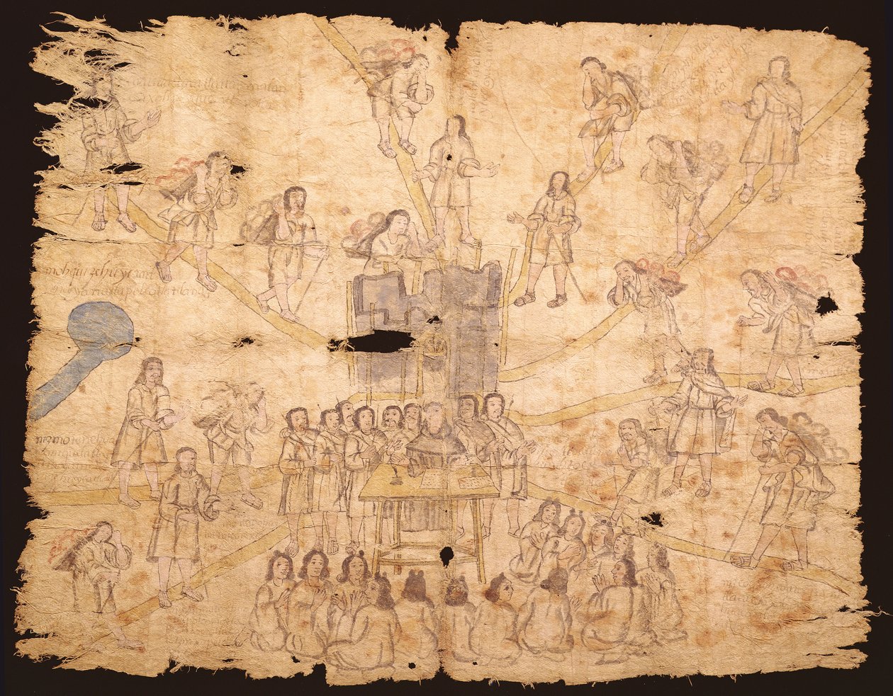 Codex San Pedro Atlapolco（纸上墨水和纸） 作者 墨西哥学校