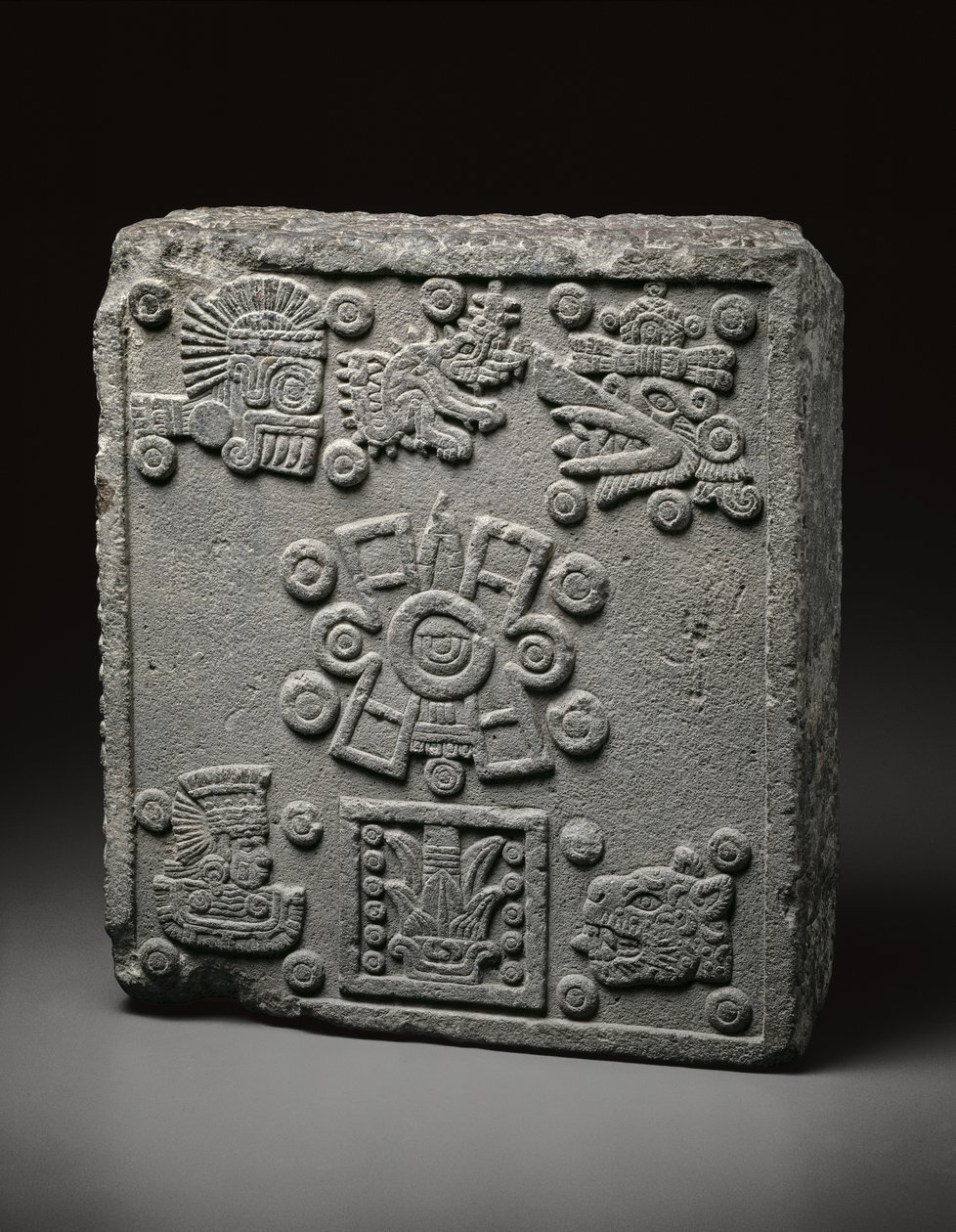 Motecuhzoma II加冕石 作者 墨西哥学校