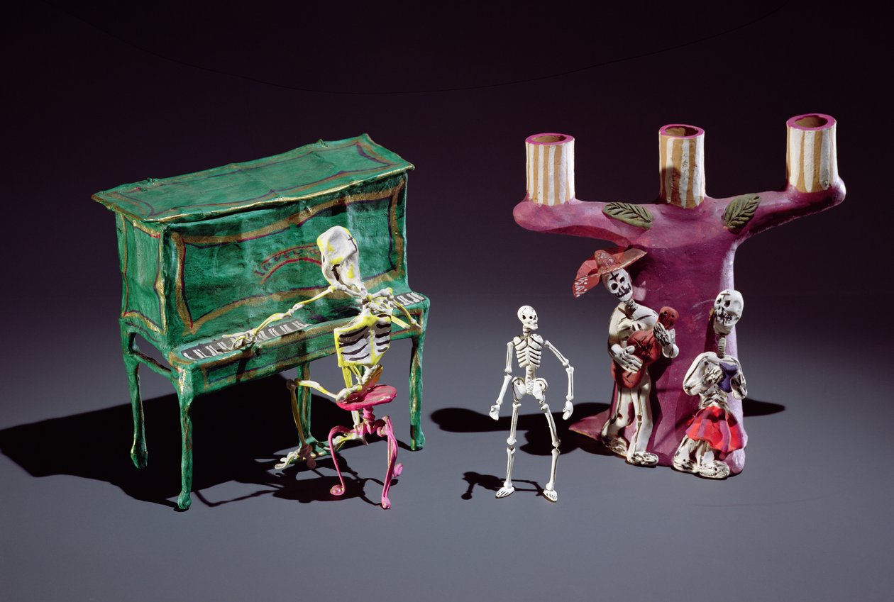 “死亡之日”成为音乐家（papier mache）（详见229288） 作者 墨西哥学校
