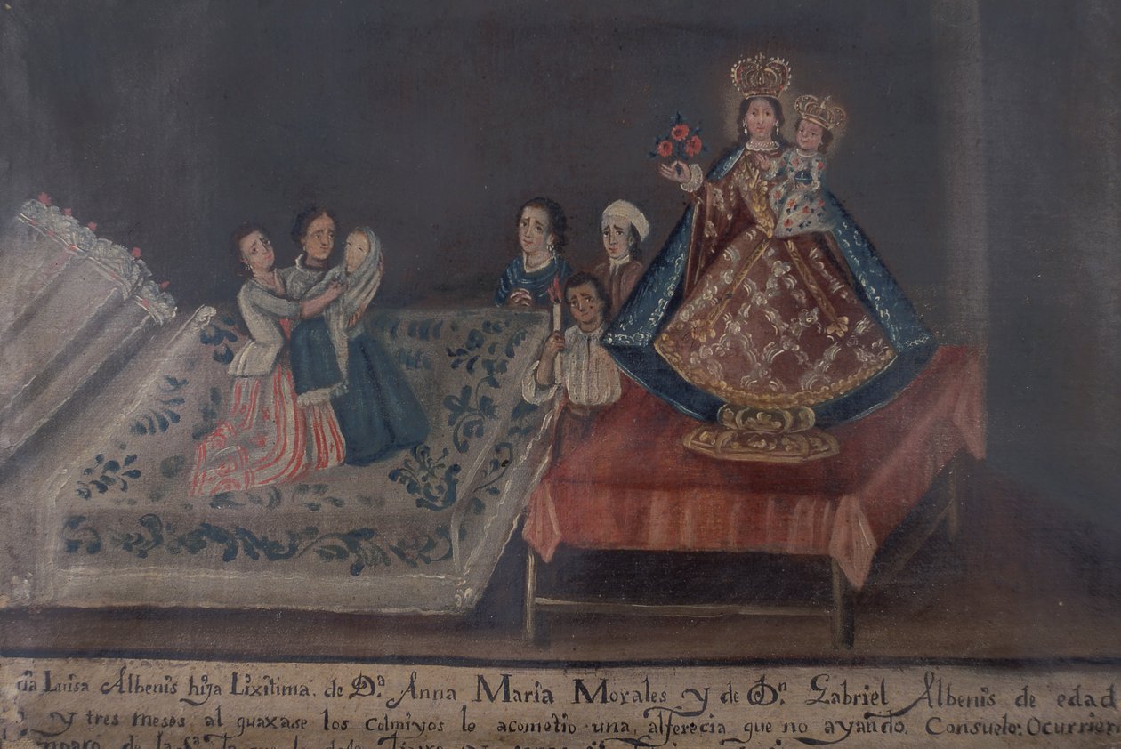 前选举画，1851年 作者 墨西哥学校