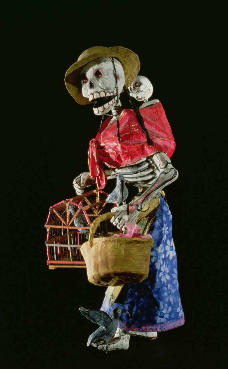 图为死亡之日（papier mache） 作者 墨西哥学校
