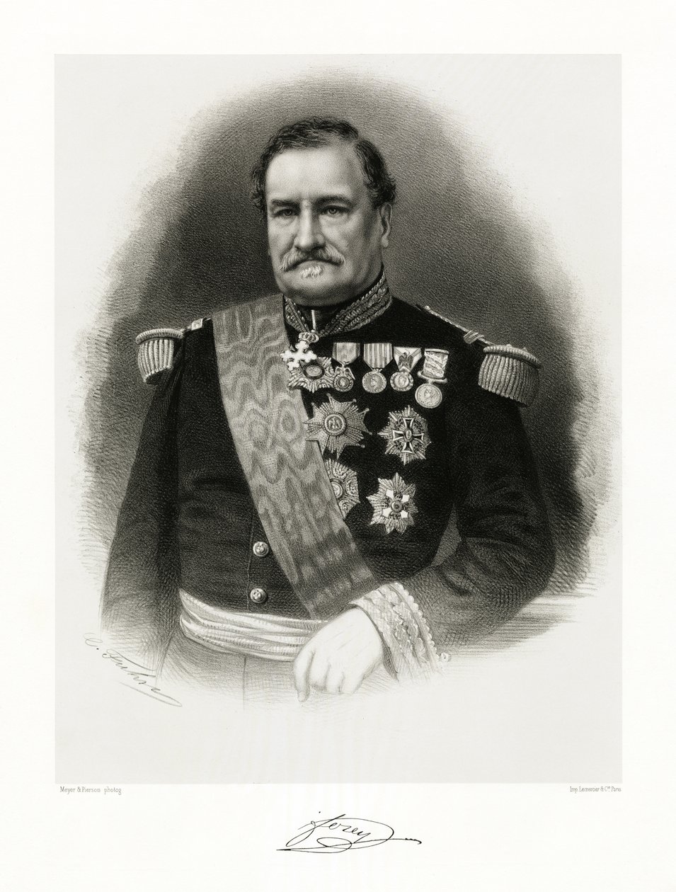 Elie Frederic Forey，1865-66 作者 迈尔和皮尔森