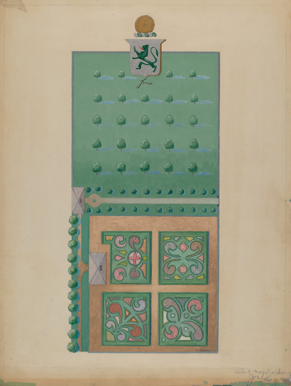 托马斯-琼斯庄园，约1936年。 作者 迈耶·戈德鲍姆