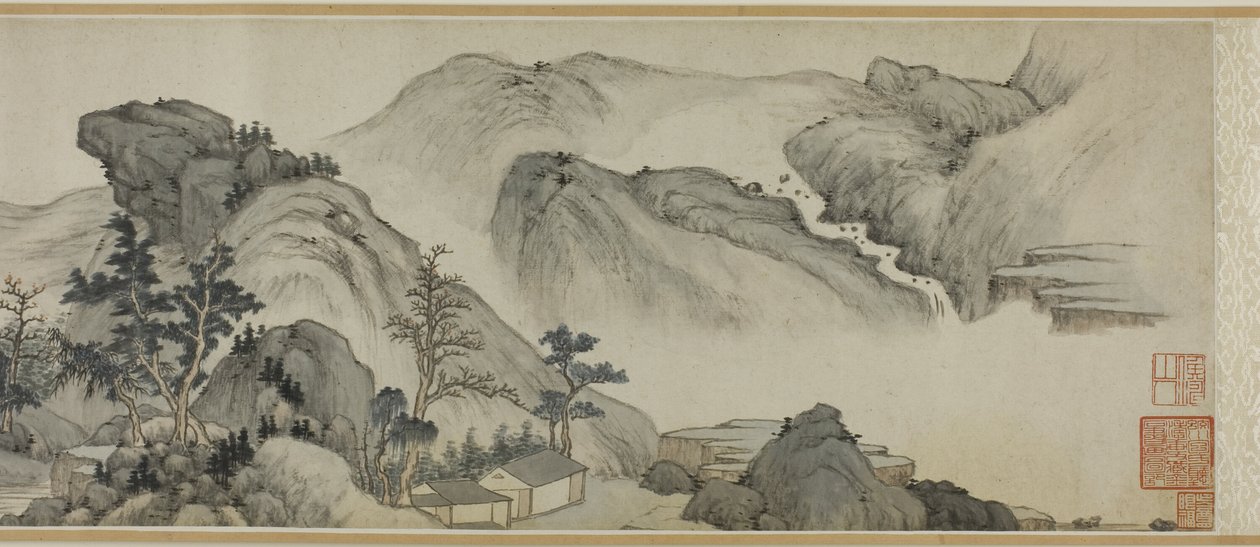 秋山隐居处 作者 米万忠