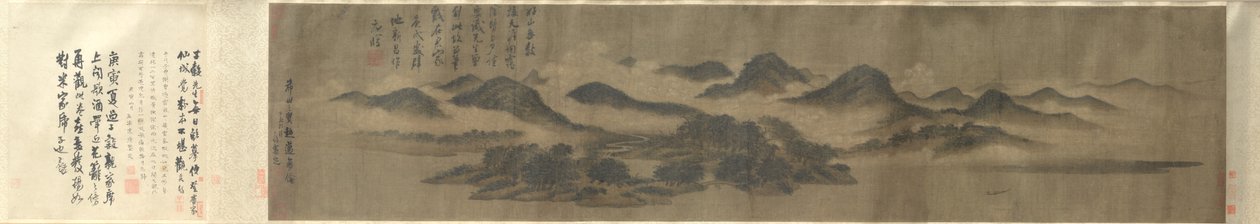 云雾缭绕的山脉 作者 周三优仁