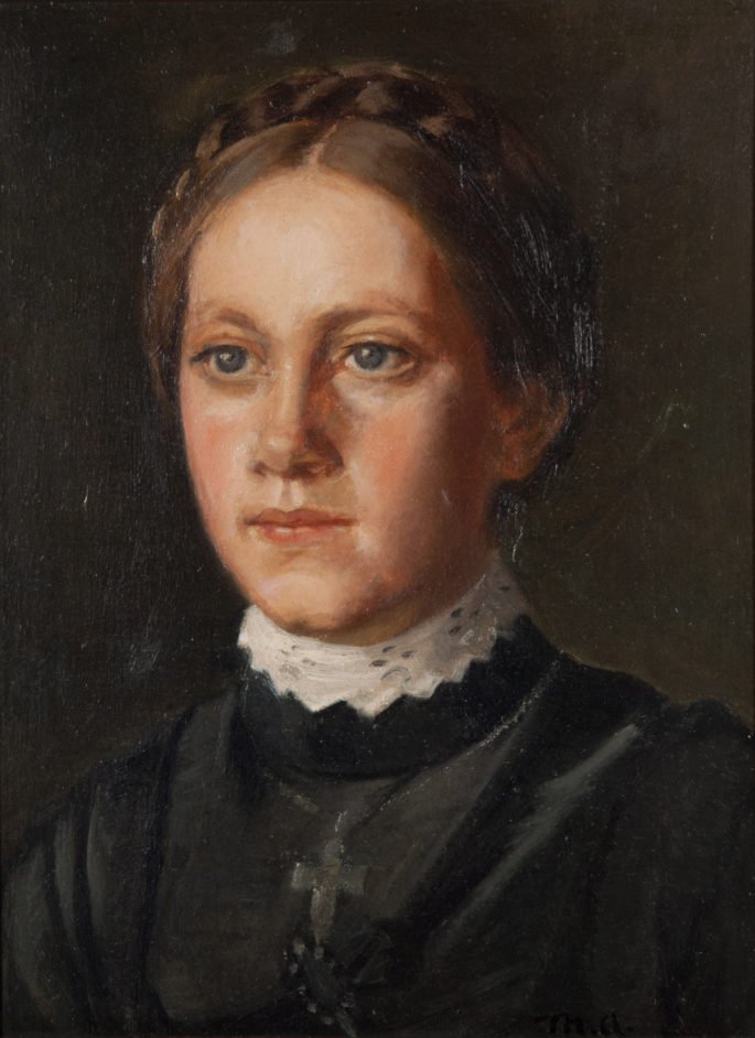 Karoline Marie Larsen Lth的肖像 作者 迈克尔·彼得·安彻