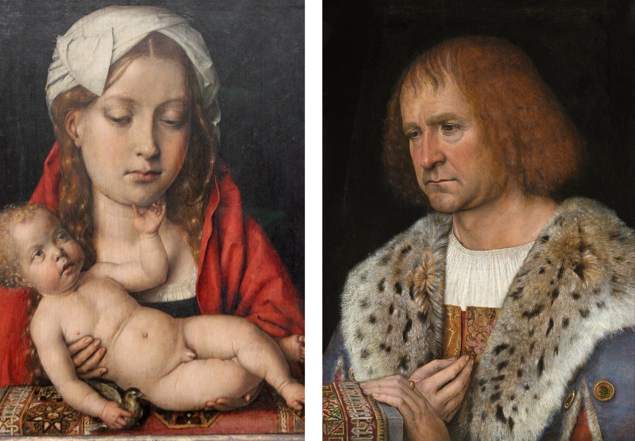 Diptych Madonna and Child，Diego de Guevara 作者 迈克尔·西顿