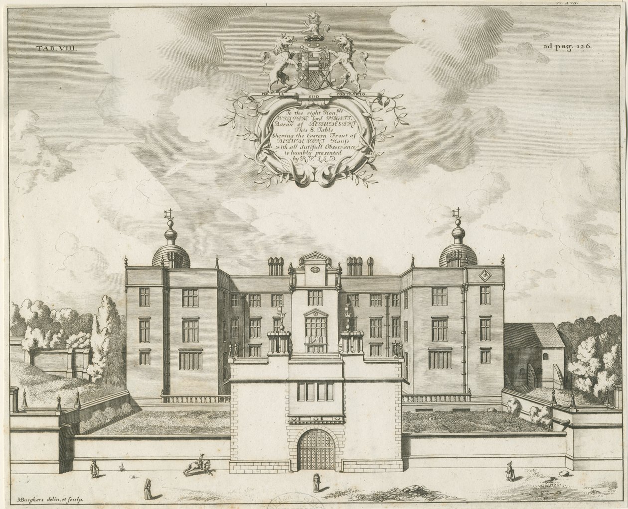 Beaudesert Hall and Park：铜版画，编号[1653-1686] 作者 迈克尔·伯格斯