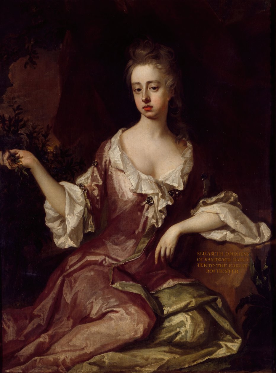 伊丽莎白-桑威奇伯爵夫人约1674-1757年，1690-1740年。 作者 迈克尔·达尔