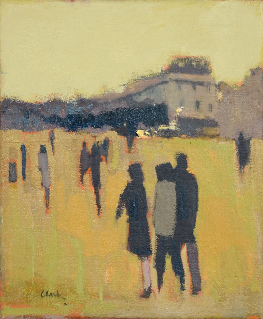 朋友》，2017 年（亚麻布油画） 作者 迈克尔·G·克拉克
