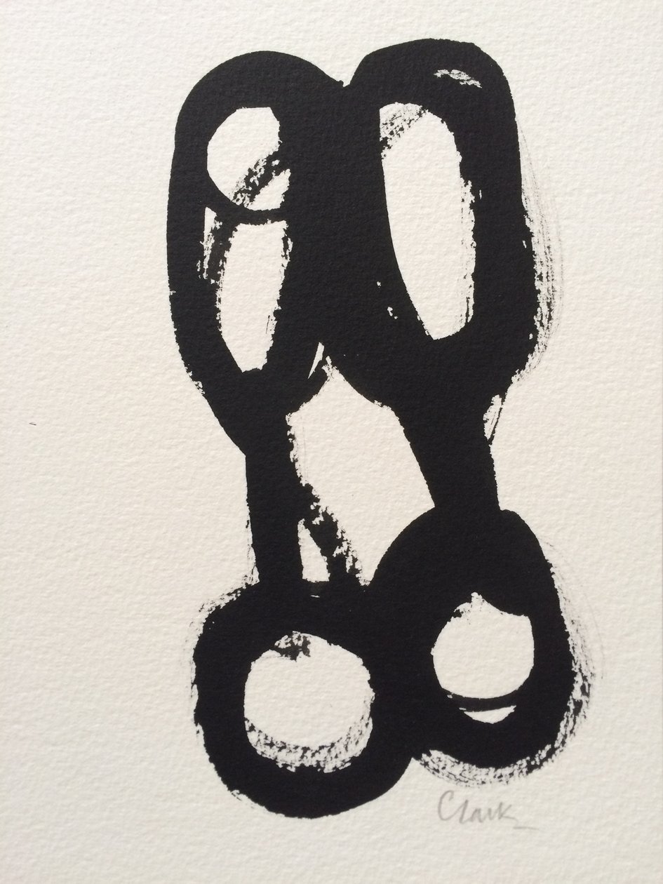 敬礼，2016（纸上水墨） 作者 迈克尔·G·克拉克