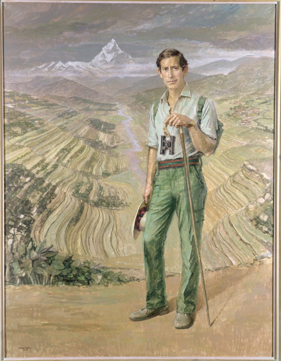 威尔士亲王殿下（生于1948年）1982-83（布面油画 作者 迈克尔·诺阿克斯（Michael Noakes）