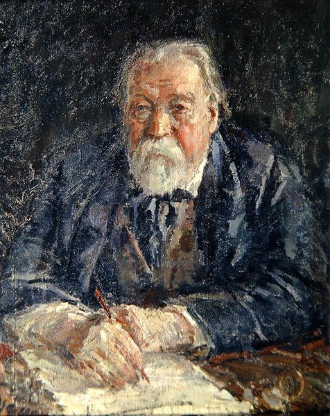 作曲家Michail Ippolitov-Ivanov（1859-1935）1934年的肖像 作者 米哈伊尔（Mikhail Fyodorovich Shemyakin）