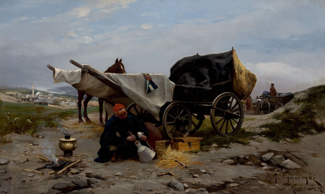 航行中休息 作者 Michal Pawel Gorstkin Wywiorski