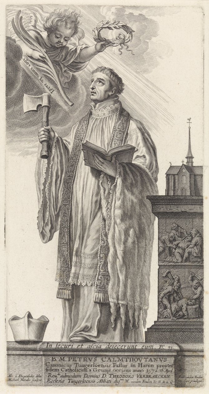 描绘Petrus van Kalmpthout 作者 米歇尔·纳塔利斯（Michel Natalis）