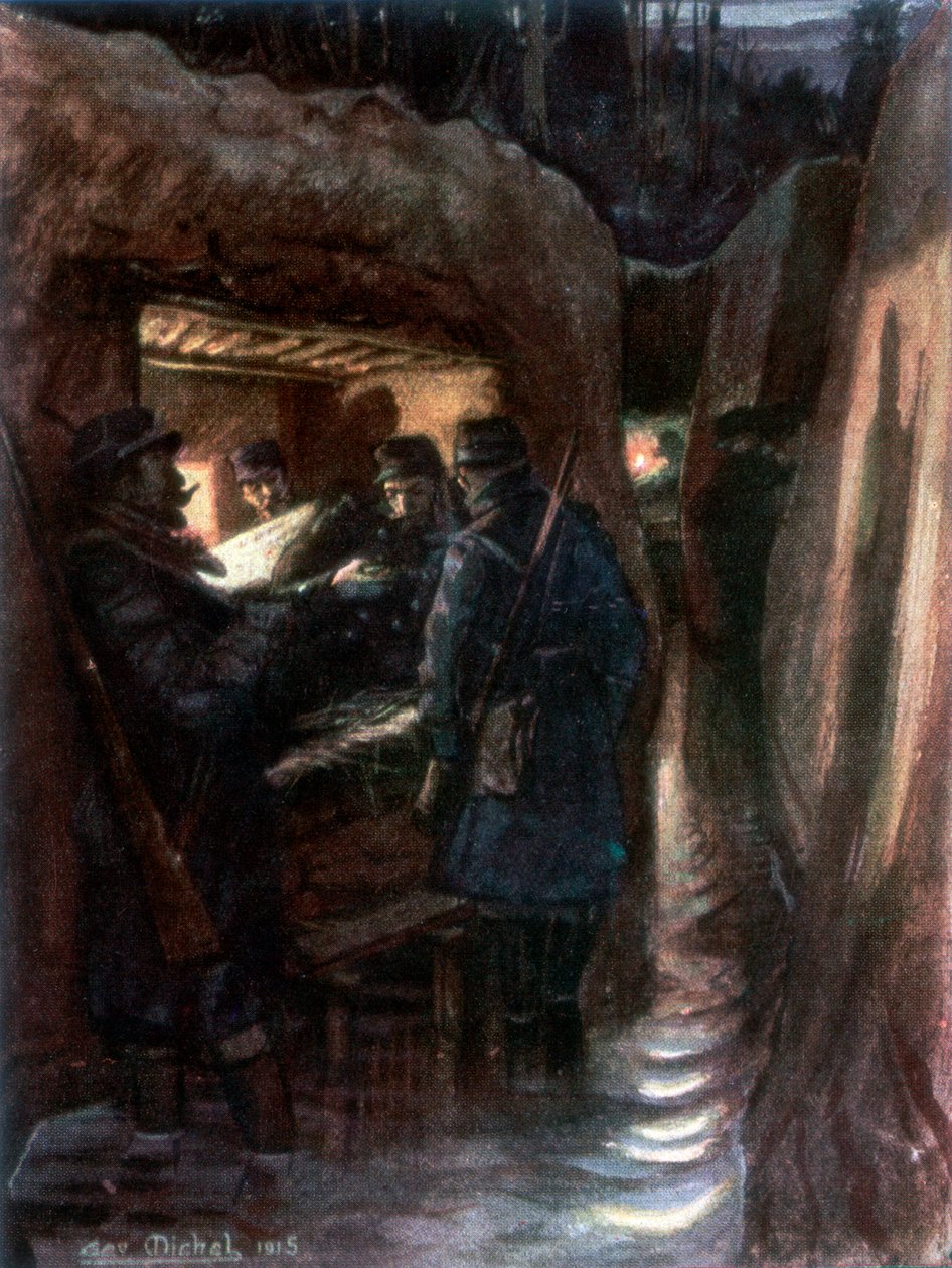 指挥官，法国卡格纳》，1915年，1926年。 作者 米歇尔