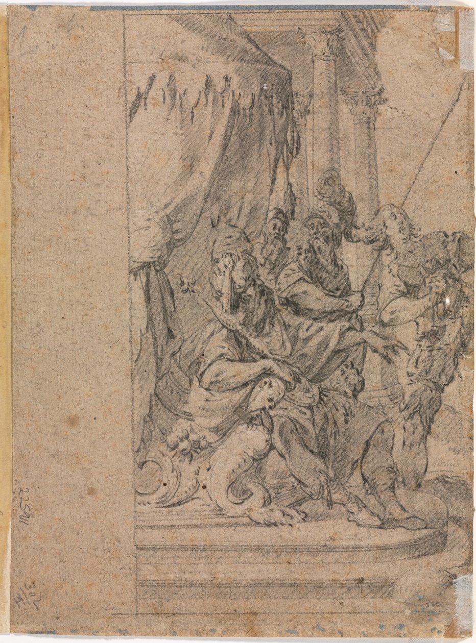 居鲁士（Cyrus verso）之前的先贤（1655-1660）。 作者 米歇尔·多里尼（Michel Dorigny）