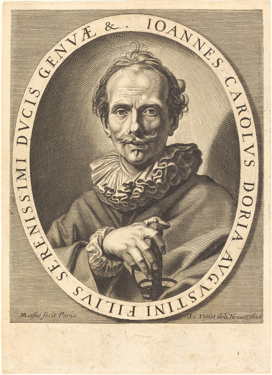 Jean Charles Doria 作者 Michel Lasne 模仿 Simon Vouet