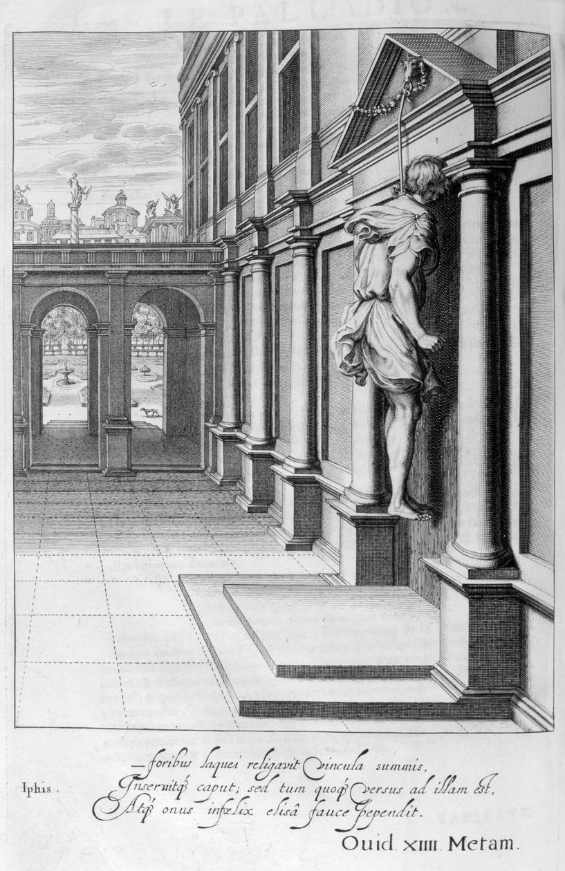 伊菲斯（Iphis）死于无法获得Anaxarete（1655）的绝望中 作者 米歇尔·德·马洛雷斯