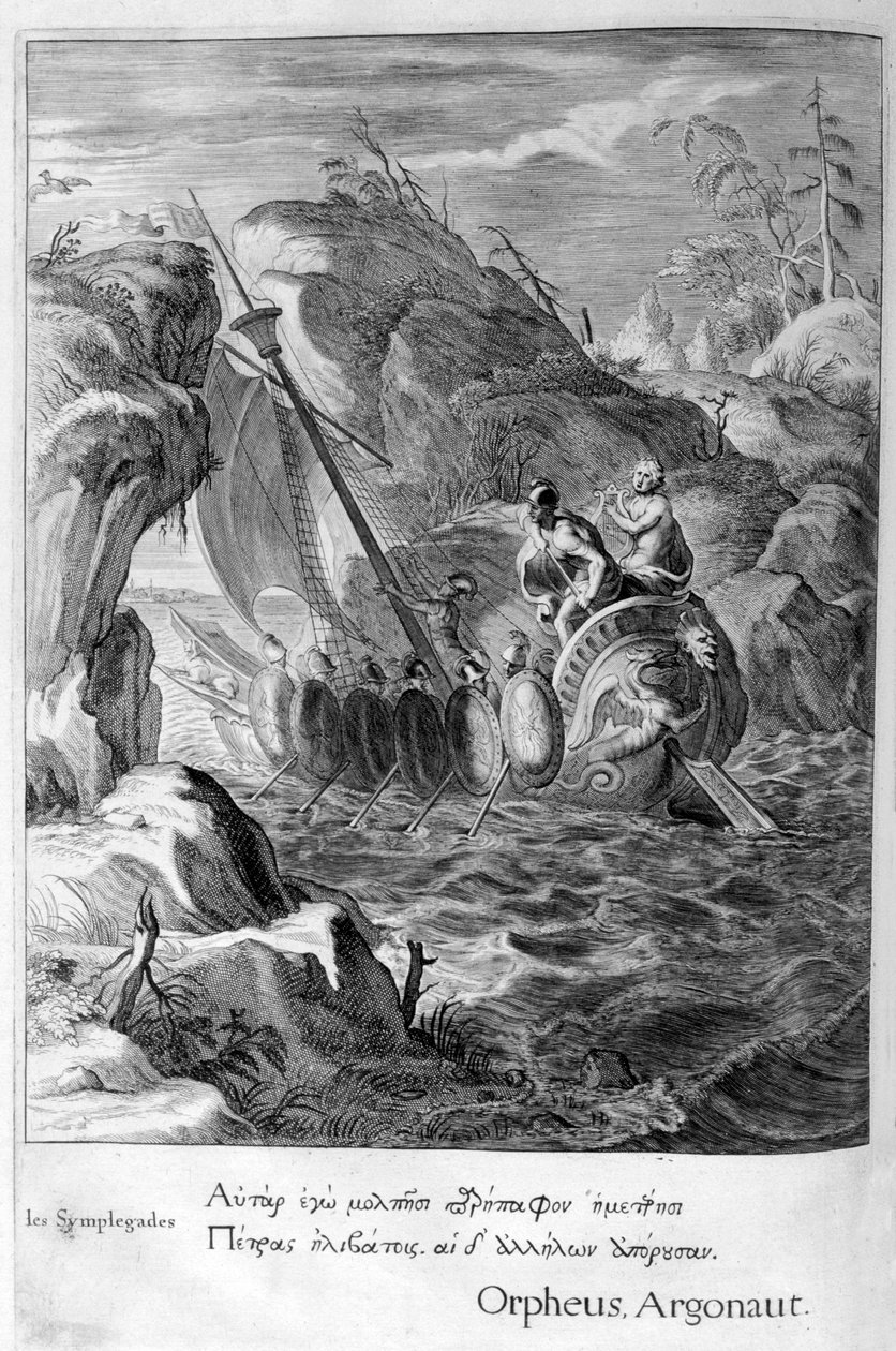 Argonauts通过Symplegades，1655年 作者 米歇尔·德·马洛雷斯