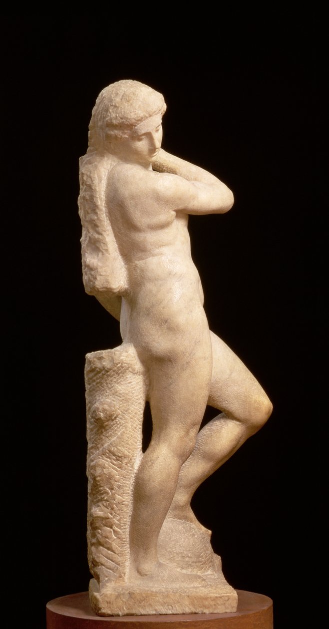 阿波罗，或大卫，1530（大理石）（另见79842和230332） 作者 米开朗基罗（Michelangelo Buonarroti）