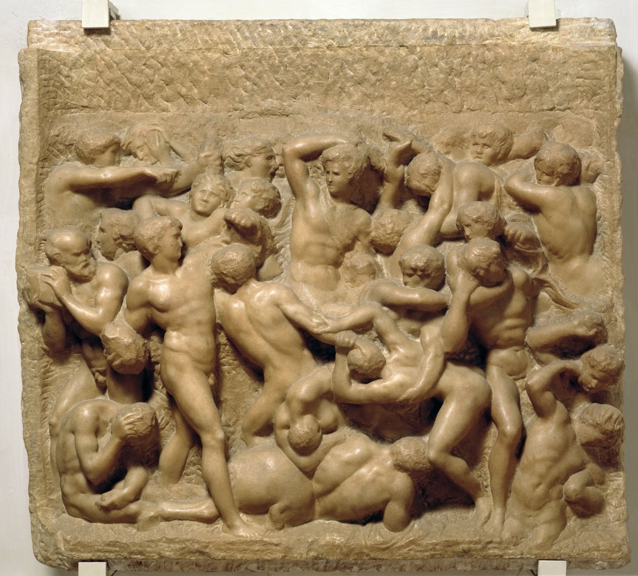 半人马之战（大理石） 作者 米开朗基罗（Michelangelo Buonarroti）