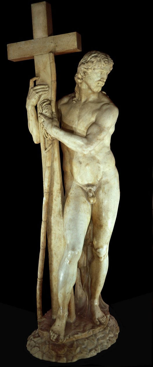 基督救世主，1521年（大理石） 作者 米开朗基罗（Michelangelo Buonarroti）