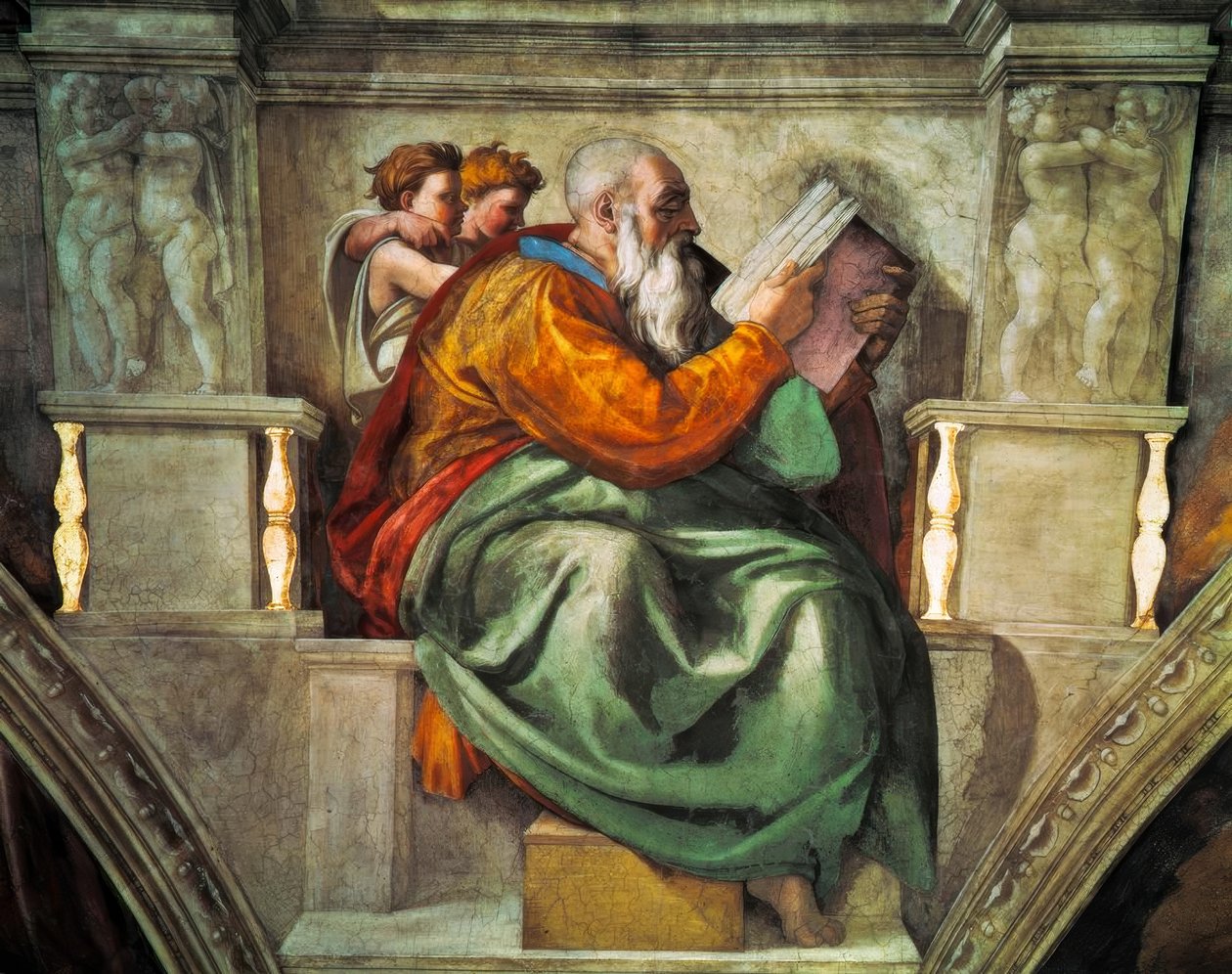 先知撒迦利亚 作者 米开朗基罗（Michelangelo Buonarroti）