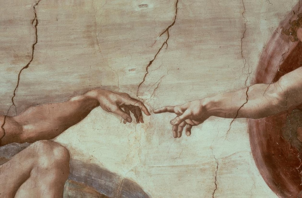 亚当的创造 作者 米开朗基罗（Michelangelo Buonarroti）