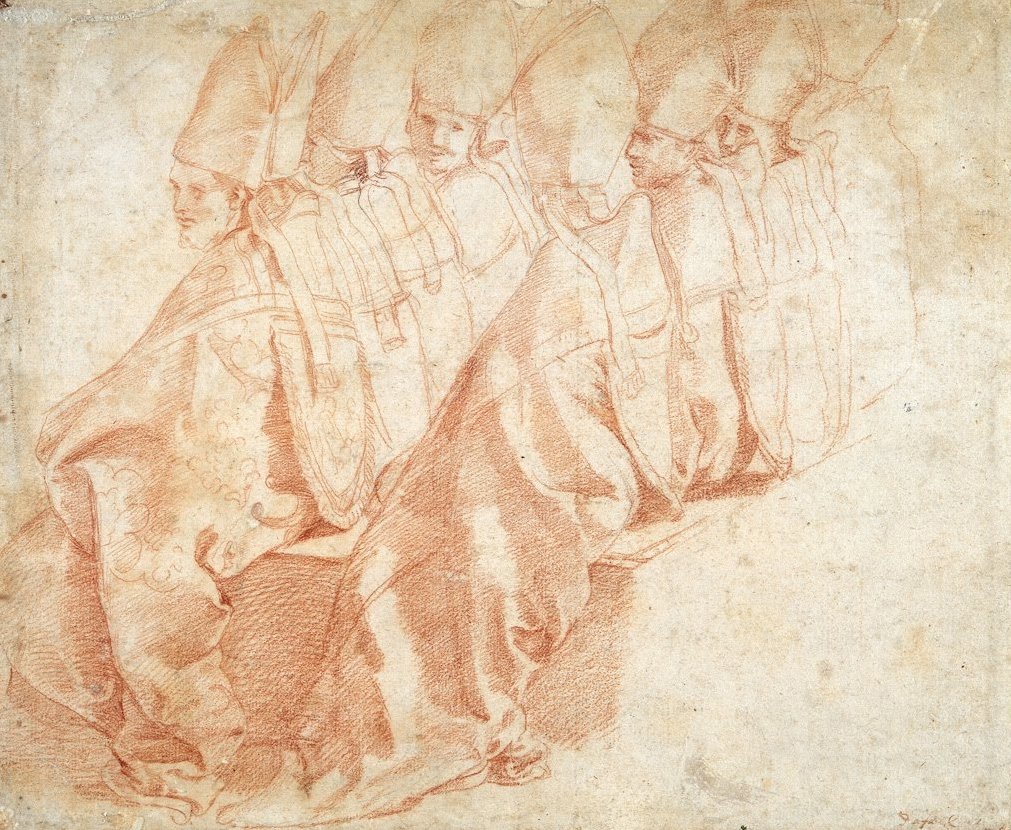 八位主教 作者 米开朗基罗（Michelangelo Buonarroti）