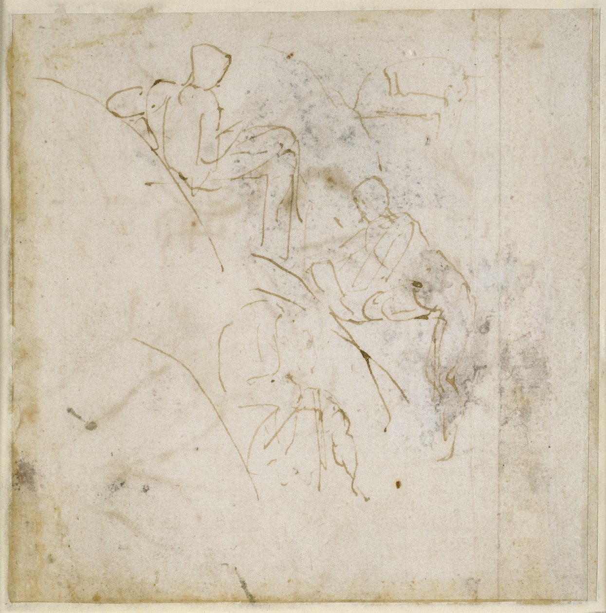 图研究，c.1511 作者 米开朗基罗（Michelangelo Buonarroti）