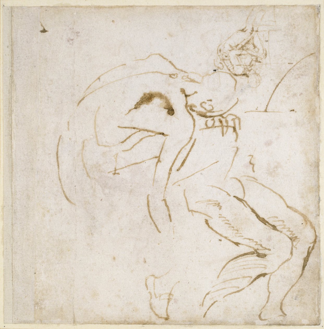 图研究，c.1511 作者 米开朗基罗（Michelangelo Buonarroti）
