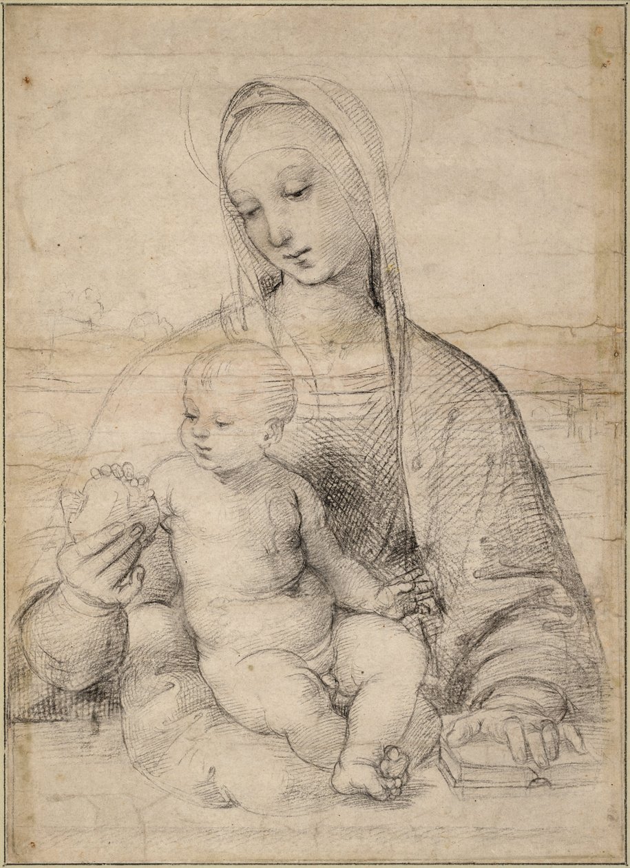 麦当娜的石榴 作者 米开朗基罗（Michelangelo Buonarroti）