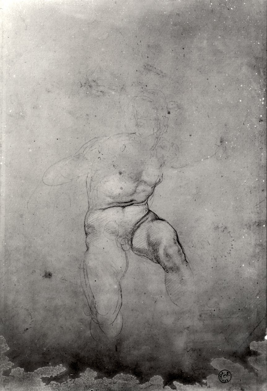 男裸体 作者 米开朗基罗（Michelangelo Buonarroti）