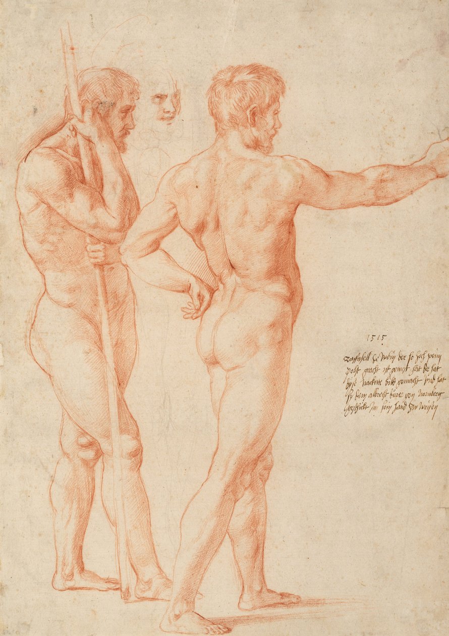 裸体研究 作者 米开朗基罗（Michelangelo Buonarroti）