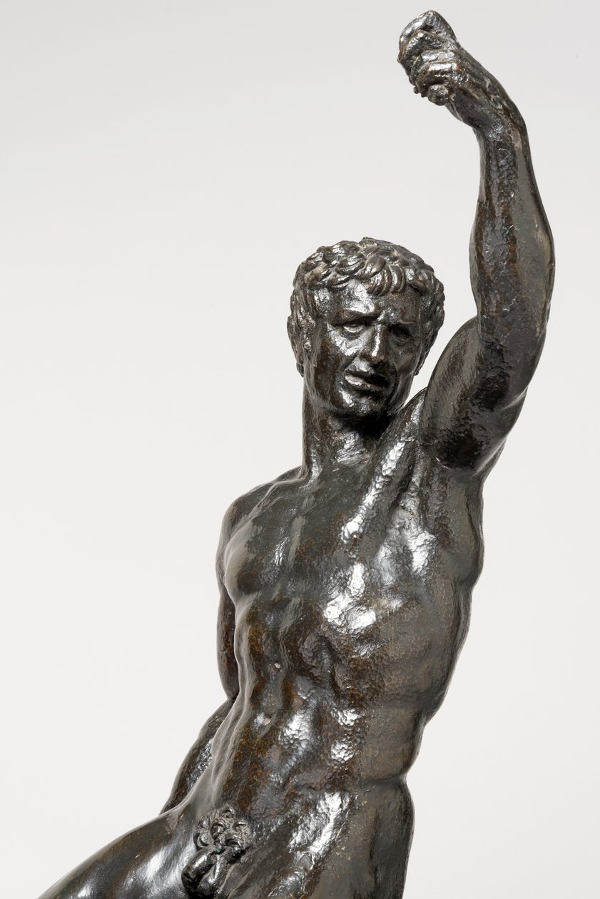 裸体吸食骑黑豹 作者 米开朗基罗（Michelangelo Buonarroti）