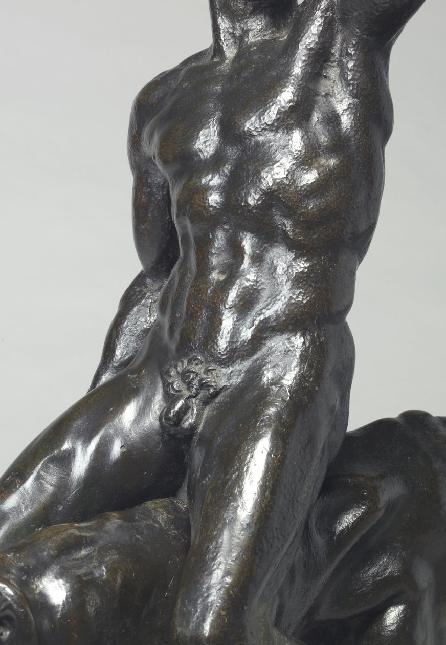 裸体吸食骑黑豹 作者 米开朗基罗（Michelangelo Buonarroti）